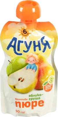 Пюре Агуня 90г яблуко груша