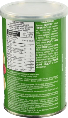 Снеки для дітей від 8міс пшеничні з бананами та малиною Organic Gerber тубус 35г