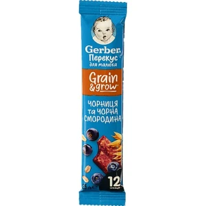 Батончик Gerber 25г чорниця смородина
