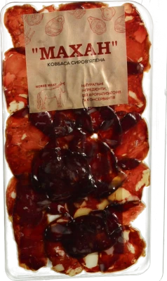 Ковбаса сиров’ялена «Махан» з конини, 50 г, у вакуумній упаковці