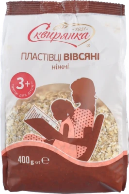 Пластівці вівсяні ніжні Сквирянка 400г
