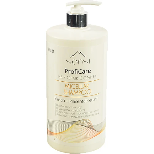 Шампунь Sansi 900мл profi care hair repair complex