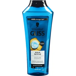 Шампунь для нормального та сухого волосся зволожуючий Aqua Revive Gliss 400мл