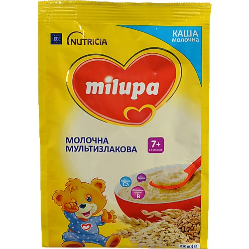 Каша Milupa 210г молочна суха швидкорозчинна 7м+