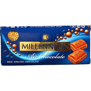 Шоколад молочний пористий Millennium м/у 85г