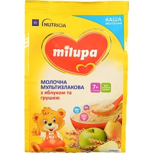 Каша Milupa 210г молочна мультизлакова яблуко груша 7м