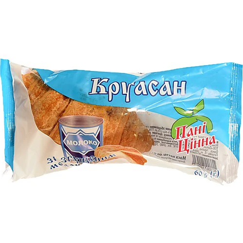 Круасан Пані Цінна 60г згущене молоко