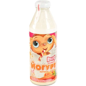 Йогурт Злагода 200г малятко абрикос морква