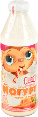 Йогурт Злагода 200г малятко абрикос морква