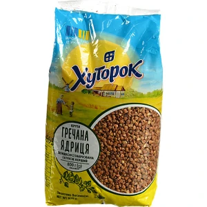 Крупа гречана ядриця Хуторок 800г
