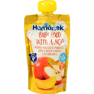 Пюре Hamanek 120г яблуко манго