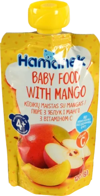 Пюре Hamanek 120г яблуко манго