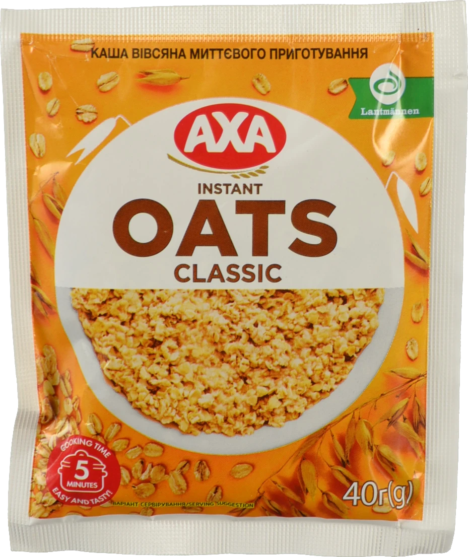 Каша вівсяна миттєвого приготування Аха м/у 40г