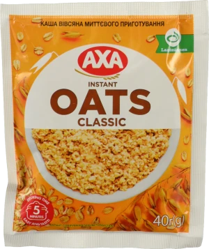 Каша вівсяна миттєвого приготування Аха м/у 40г