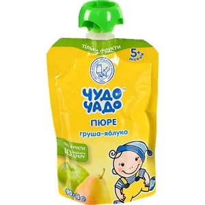 Пюре Чудо Чадо Груша-Яблуко 90г без цукру