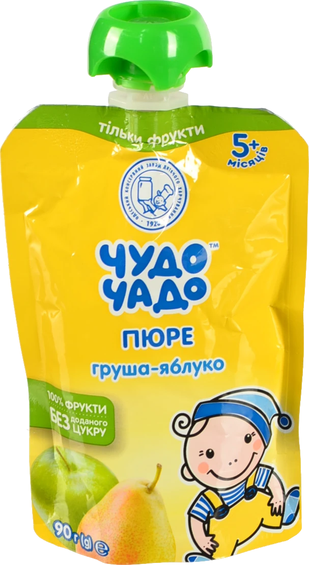 Пюре Чудо Чадо Груша-Яблуко 90г без цукру