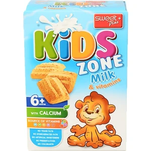 Печиво для дітей від 6міс Milk&vitamins Kids Zone Sweet Plus к/у 2x110г