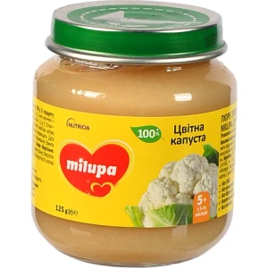 Пюре для дітей від 5міс овочеве Цвітна капуста Milupa с/б 125г