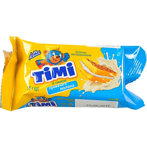 Тістечко Tімі 35г пряжене молоко