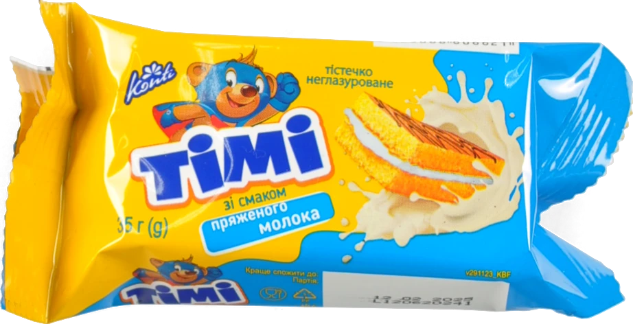 Тістечко Tімі 35г пряжене молоко