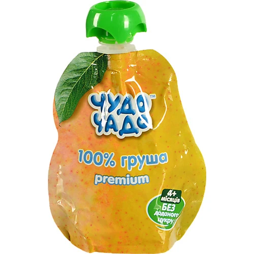 Пюре для дітей від 4міс натуральне стерилізоване Груша Premium Чудо-Чадо д/п 90г