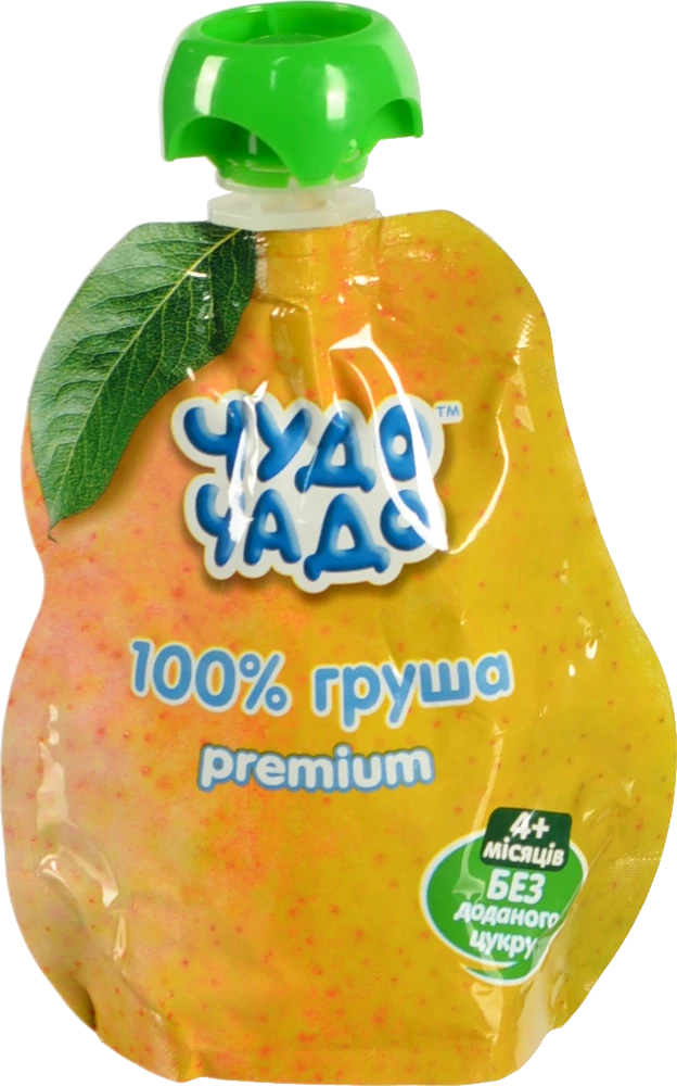 Пюре для дітей від 4міс натуральне стерилізоване Груша Premium Чудо-Чадо д/п 90г
