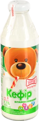 Кефір 2.5% для дітей від 8міс вітамінізований Злагода Малятко с/пл 200г