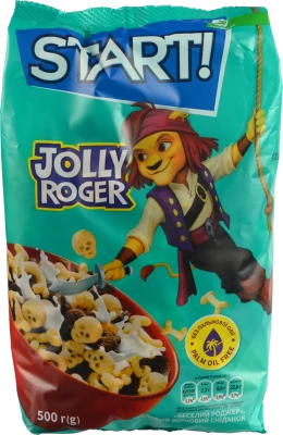Сніданки сухі зернові Jolly Roger Start! 500г