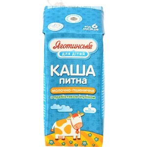 Каша 2% для дітей від 6міс молочно-пшенична Яготинське для дітей т/п 200г