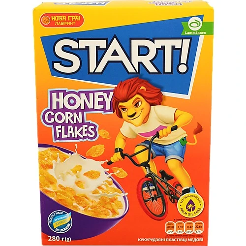 Пластівці кукурудзяні медові Start! 280г