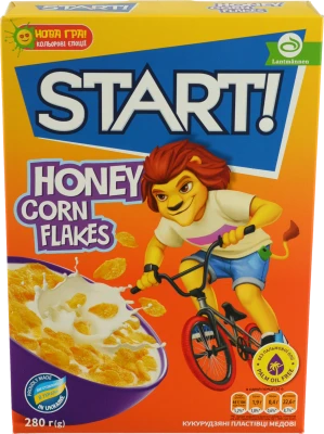 Пластівці кукурудзяні медові Start! 280г