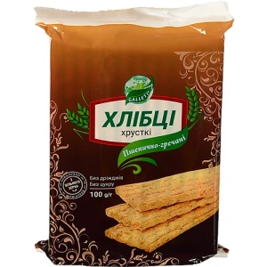 Хлібці пшенично-гречані Galleti 100г