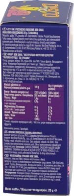 Набір Цукерки натуральні фруктові Apple-pear Rolls 20г + іграшка Bob Snail к/у 1шт