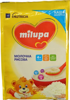 Каша Milupa молочна рисова 210г (4м+)