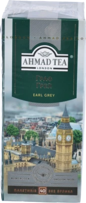 Чай Ахмад 40 пакетиків Earl Grey