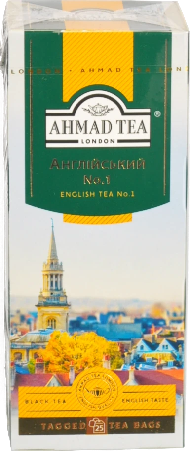 Чай Ахмад English №1 25 пакетиків