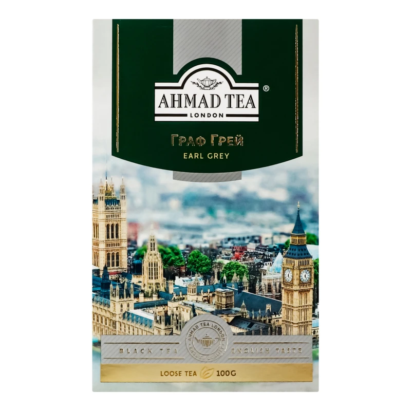 Чай Ахмад 100г сивий граф