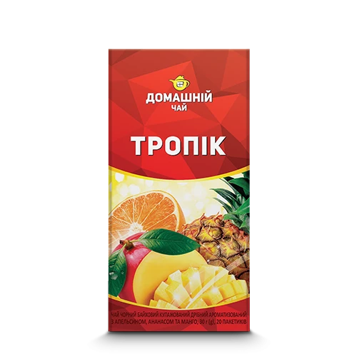 Чай Домашній 20п тропік чорний