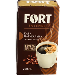 Кава натуральна смажена мелена Fort в/у 250г