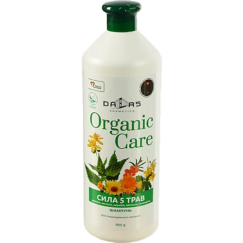Шампунь Dalas 900мл сила 5 трав