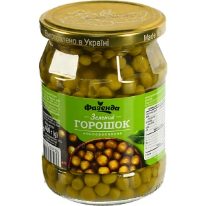 Горошок Фазенда 460г зелений консервований