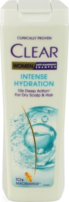 Шампунь Clear 360мл інтенсивне зволоження для жінок