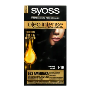 Фарба для волосся Oleo Intense Глибокий чорний №1-10 Syoss