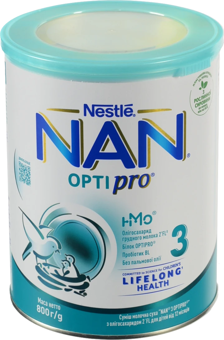 Суміш Nestle 800г нан 3 оптіпро