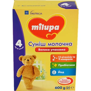 Milupa 4 Суха молочна суміш 600г