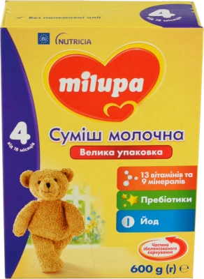 Milupa 4 Суха молочна суміш 600г