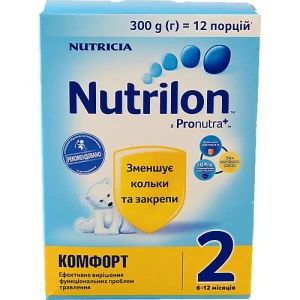 Суміш суха для дітей від 6 до 12міс Комфорт 2 Nutrilon к/у 300г