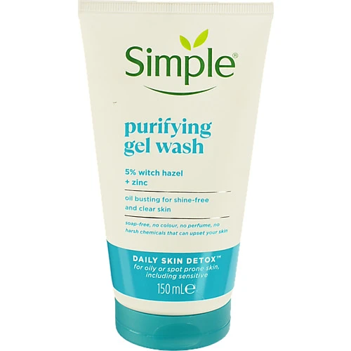 Гель для вмивання очищуючий Detox Simple 150мл