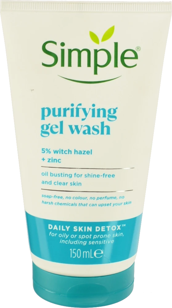 Гель для вмивання очищуючий Detox Simple 150мл