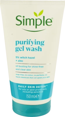 Гель для вмивання очищуючий Detox Simple 150мл